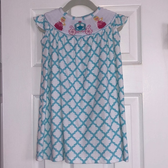 Like New Zuccini Smocked Princess Dress, 18 mo. - Picture 7 of 7